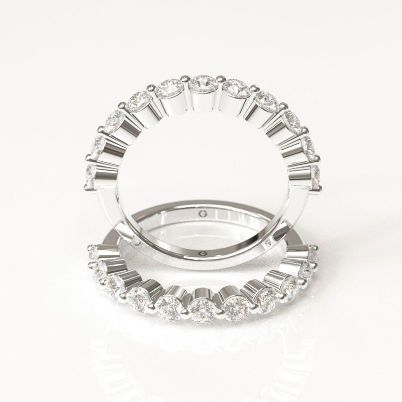 Petite Half Eternity Band - Image 5
