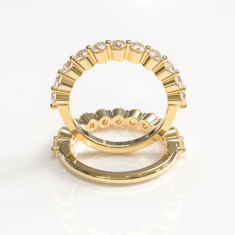 Petite Half Eternity Band - Image 3